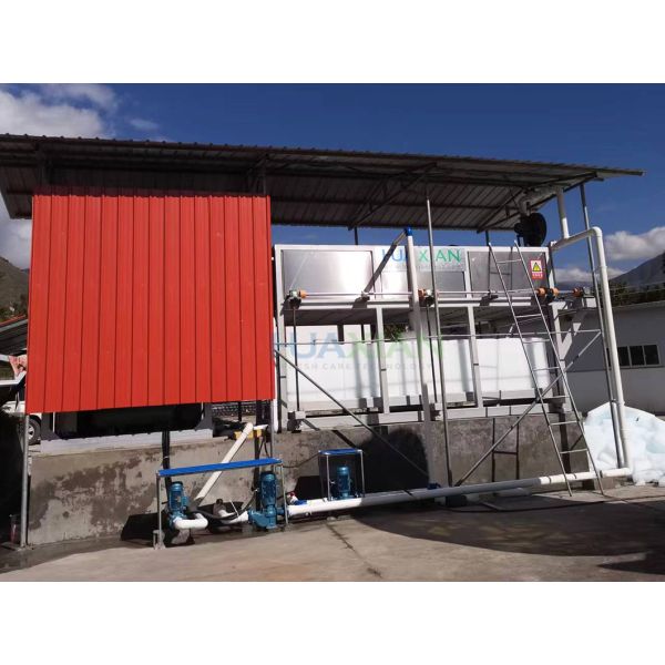 Direct Cooling Ice Block Making Machine Water Cooled 10 Tons For Ice Plant