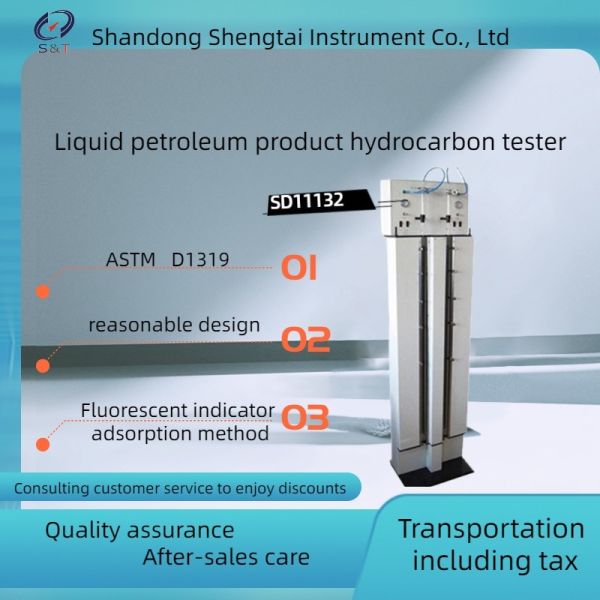 Liquid petroleum product hydrocarbon analyzer Aromatic hydrocarbon and olefin