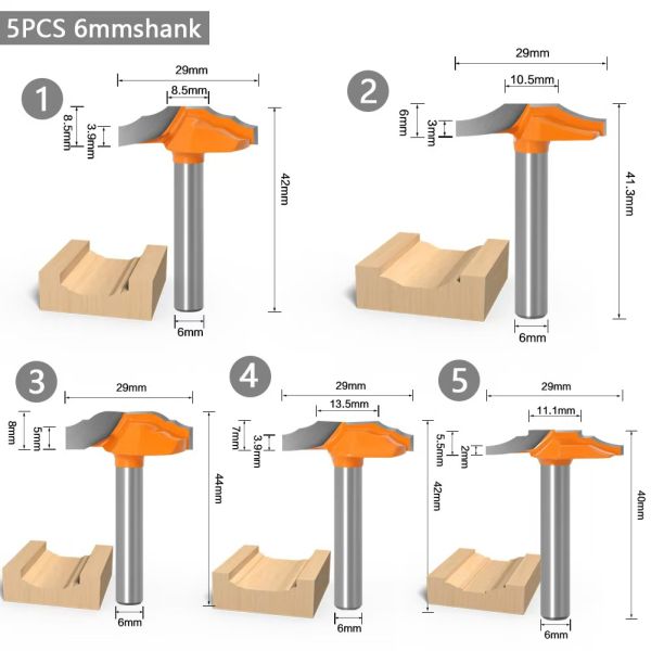 Door Engraving CNC Router Bit Lace Cabinet Engraving Bit 55HRC