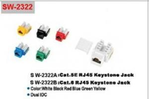 China Cat5e Rj45 keystone jack on sale