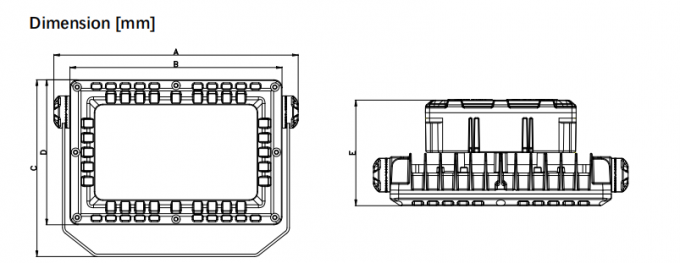Explosion Proof LED Flood Light 150W IP65 Aluminum
