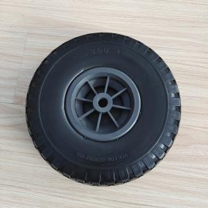 Quality 10 Inch 3.00-4 Pneumatic Rubber Tire Wheel For Hand Truck Trolley Dolly for sale
