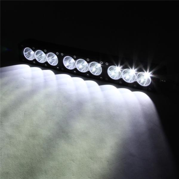 Spot 10W Cree single row led light bar offroad PC lens DHCB-L90SDC