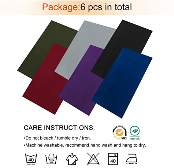 Print Scarf Plush Animal Printing Face Cover Plain Bandanas