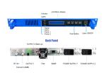 Hot Plug In Type Dual Power Supply Optical Transmitter Dual Module Direct