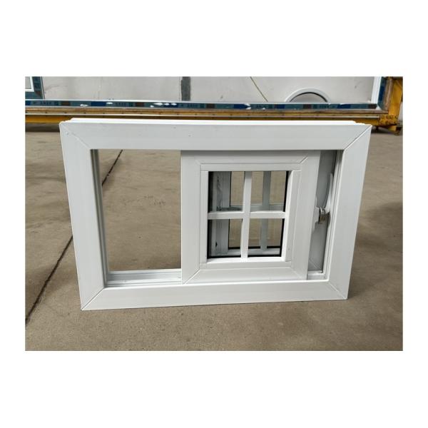 Single Double Glass PVC UPVC Sliding Windows House Windows For Homes