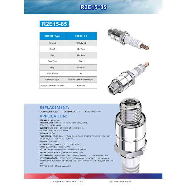 Aftermarket Generator Spark Plug R2E15-85 For Cummins