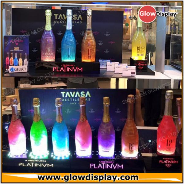 Tavasa Fragancias Platinvm Sparkling Wine Display Stand Champagne Bottle Glorifier
