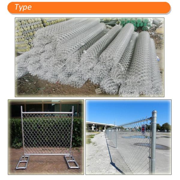 Pvc Coated Cyclone Wire Chain Link Fence 1.5mm To 5.00mm Diameter Woven Mesh