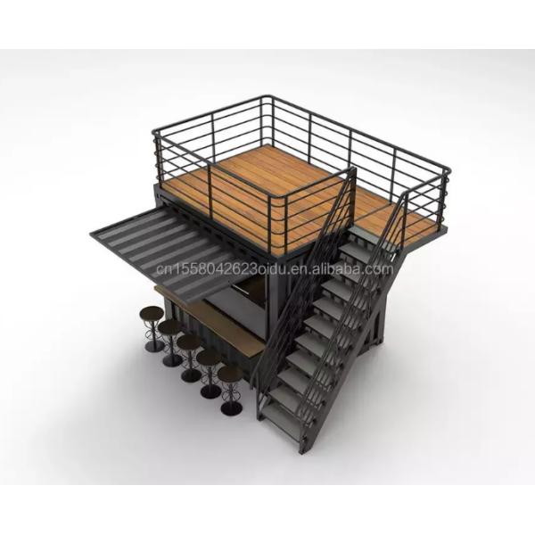 Steel Structure Frame Welded Modern Design Style 20ft Simple and Luxurious Garden House Flat Packaging Assembled Container Mobile House