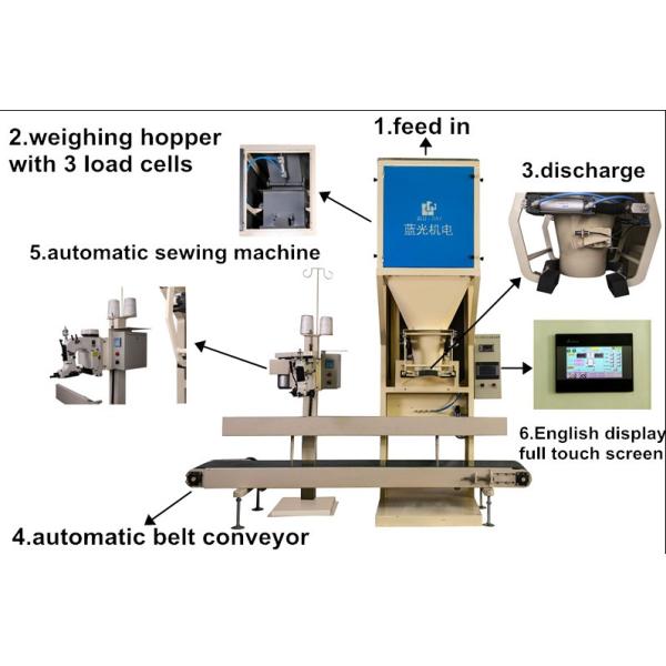 Good stable quantitative 10kg 25kg urea fertilizer Granules packaging machine