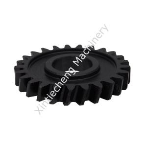 Quality Black Hobbing Helical Gears Cast Steel High Precision Gears High Transmission Speed for sale