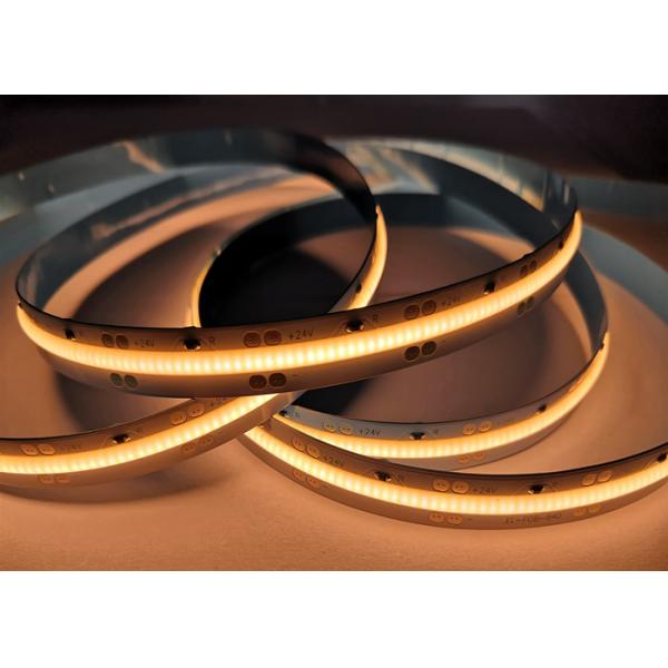 Flip Chip COB Flexible LED Strip Lights DC 24V CRI 95 180° Big View Angle