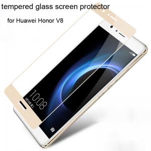 Quality Best Colorful tempered glass screen protector Huawei Honor V8 Honor V8 Clarity full screen for sale