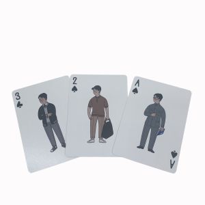 Varnishing 87mm Length UV Coated Paper Game Cards