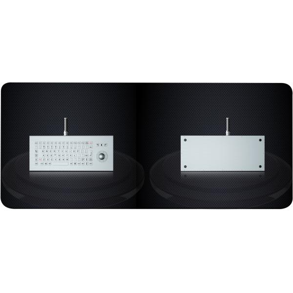 86 Keys Compact Format Stainless Steel Keyboard Waterproof Explosion Proof IP68