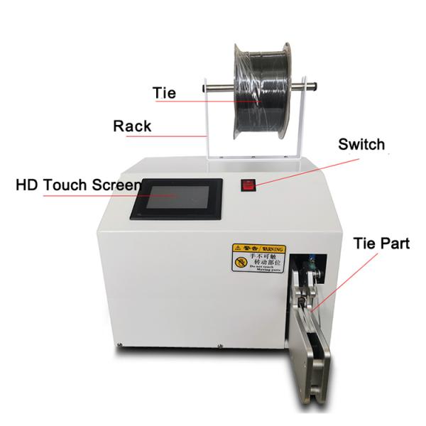 Strong and Durable Cable Tying with YH-18-45Z Semi-Automatic Wire Twist Tie Machine