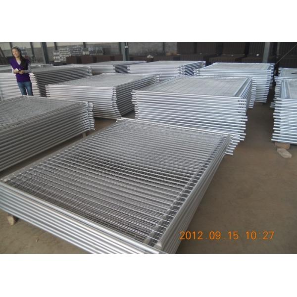 Galvanised Outdoor Temporary Fence Panels For 3mm / 4mm Wire Dia