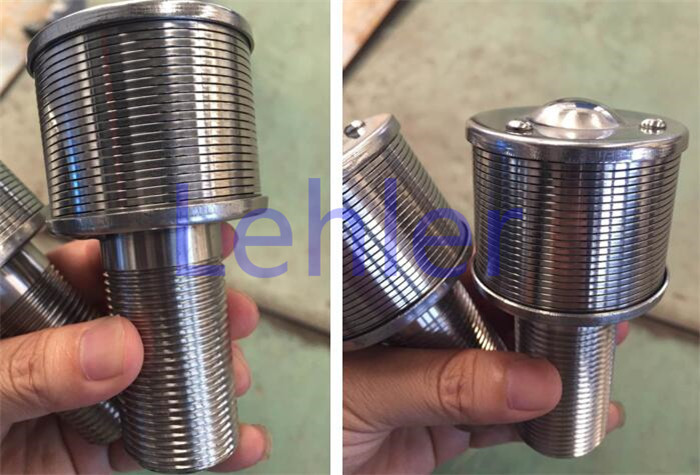 Super Roundness Stainless Steel Filter Nozzles For Activated Carbon Absorption