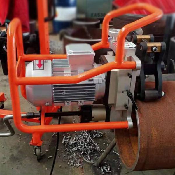 Steel Plate Portable Beveling Machine Adjustable Angle Flat Milling Machine