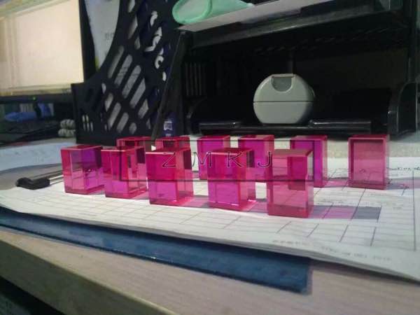 Optical Protective Window Synthetic Ruby Al2O3 Single Crystal Material