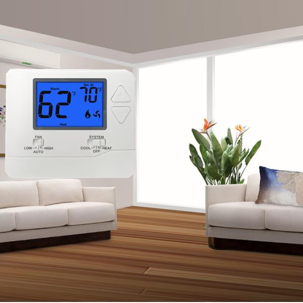 Riseem Fireproof ABS Digital Wireless Non-programmable Room PTAC Thermostat For HVAC System