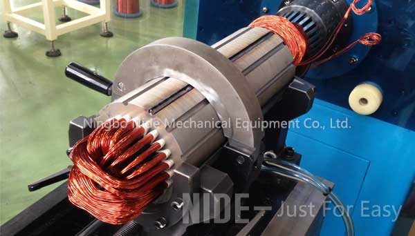 Sinlge Stator Coil Inserting Machine Horizontal Type For Deep Water Pump Motor