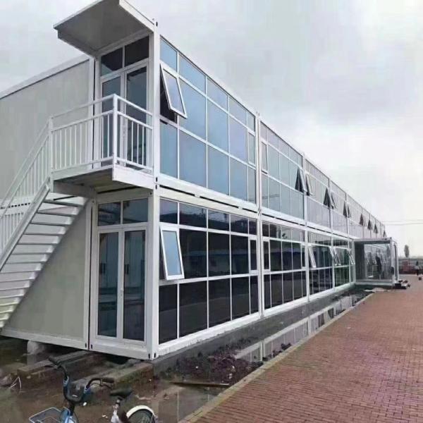 White Prefabricated Modular Houses for Custom 20ft 40ft Portable Office Container Homes