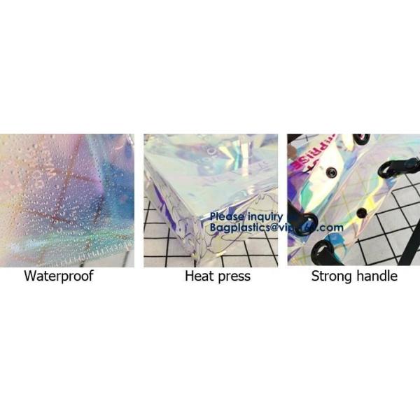 Biodegradable Promotional BAGEASE Three-Layer Hand Bag PVC Tote Waterproof Craft Paper Bag Leather Handle Tote Bag