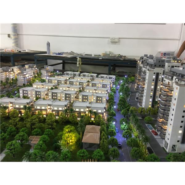 1/150 Diorama Miniature Architectural Models For Isreal Residential 2.2x1.5m