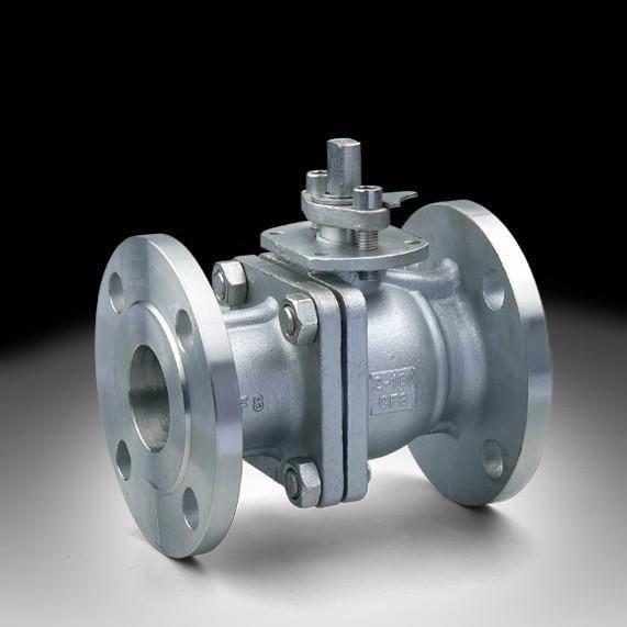 Buy Grey 2 Way Flanged Ball Valve , Actuated Pneumatic Full Bore Ball Valve at wholesale prices