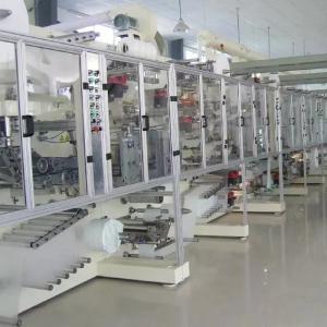 Quality Disposable Semi Automatic Baby Adult Diaper &amp; Women Sanitary Napkin Packing Machine Price for sale