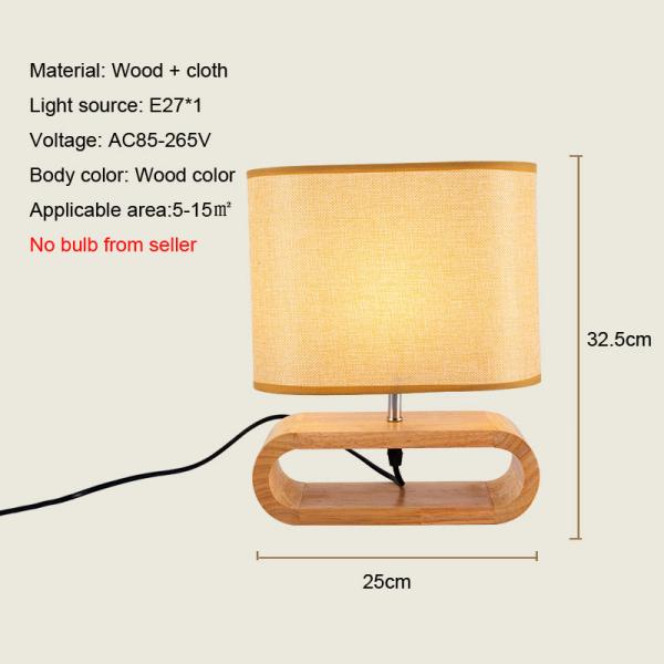Nordic solid wood table lamp creative modern wood magnetic table lamp(WH-MTB-100)