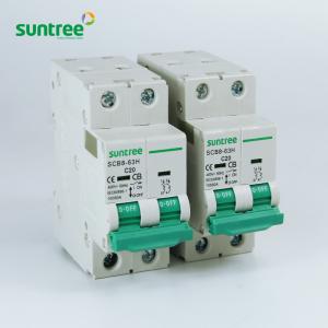 China Terminals IP20 Mini 3 Pole IEC60898 Mcb Circuit Breakers on sale