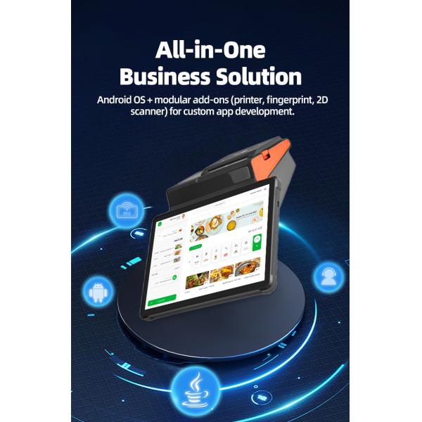 11 Inch Android POS Terminal with 6400mAh Battery and Thermal Printer
