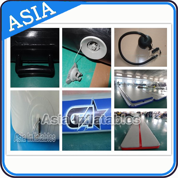 Cheerleading Club And Gymnasium Inflatable Air Tumbling Track Used For Training