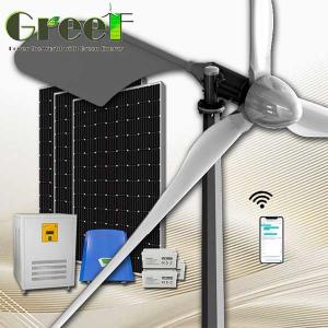 Quality Household Rooftop Pitch Control Wind Turbine Generator Wind Mill Fan 5KW 10KW For Home for sale