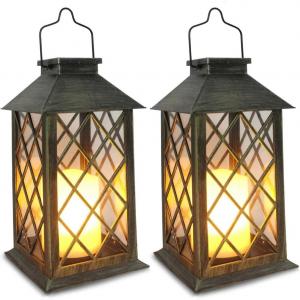 Quality 138COB 6hrs Charging Garden Hanging Lanterns Flameless Candle 3000LM for sale