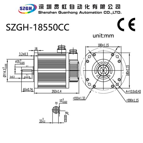 5.5 KW 8.6 kg*m^2*10e-3 380 volt High Torque affordable AC Drive Servo Motor