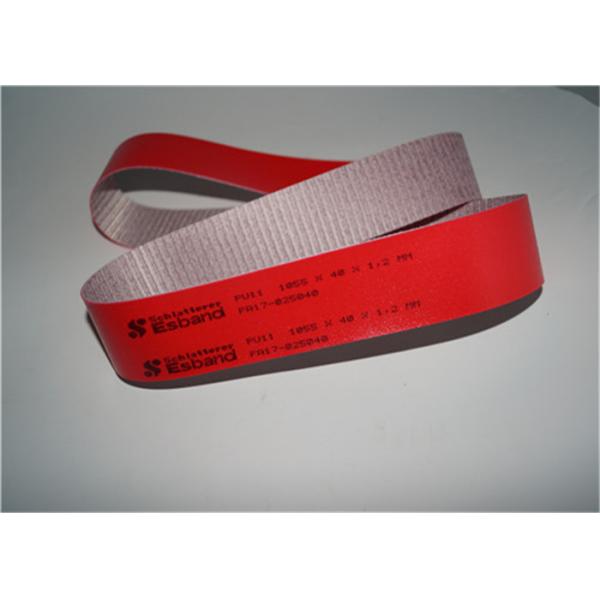 1055*40*1.2mm Stahi Folding Red Belt , Stahl Folding Machine Parts Germany Origin