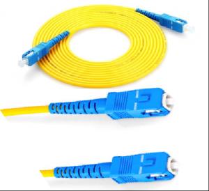 Quality SC/FC Fiber Optic Pigtail 3m ISO9001 Single Mode Fiber Jumper Cables for sale
