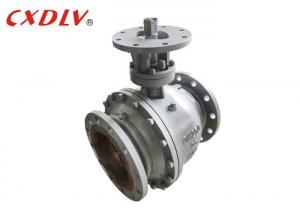 Quality Casting Steel Trunnion Ball Valve WCB PN25 High Pressure Control Valve for sale