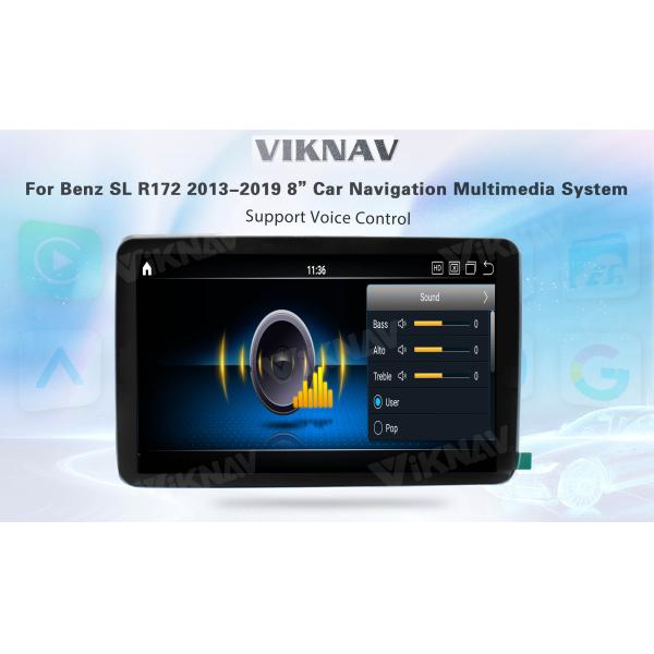 Viknav 8Inch Android Car Radio With Screen Multimedia Player For Mercedes Benz SL SLK SLC R172 2013-2019 GPS 2Din NTG4.5
