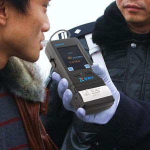 Quality High Sensitivity Alcohol Breathing Analyzer Machine With Embedded Printer for sale
