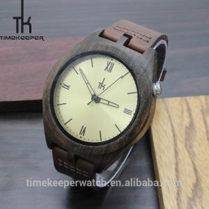 cheap custom logo watches , chinese wholesale watches ,carbonized natural bamboo