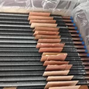 Quality DELLOK Condenser Copper Aluminum Alu1060 16mm Square Fin Tube for sale