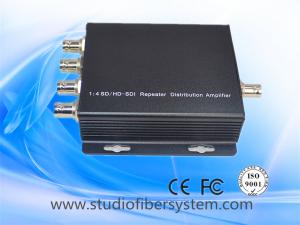 Quality 1x4 3G/HD/SD SDI distribution amplifier for 1ch sdi signal input and output 4 sdi signals for sale