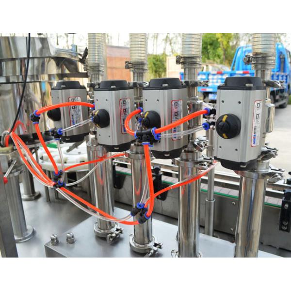 PLC Control PET Bottle Filling And Capping Machine For Tomato Paste / Hot Sauce