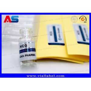 Buy cheap 2ml Small Injection Bottle Label , Matt Customized Hcg Vial Label Printing For from wholesalers