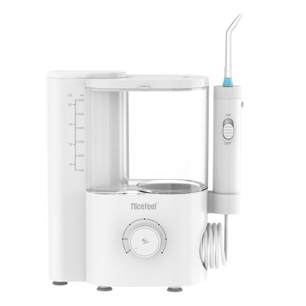 Nicefeel Countertop Water Flosser , Tabletop Water Flosser With 600ML Tank